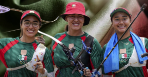 Doble medalla de oro para México en tiro con arco femenil y varonil en los Juegos Centroamericanos