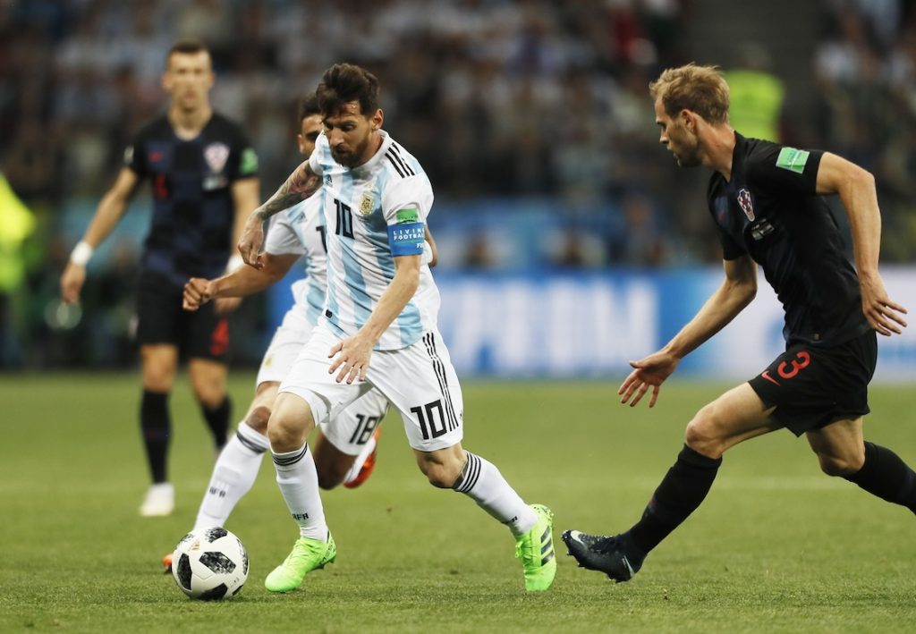 Messi en el Mundial del 2018