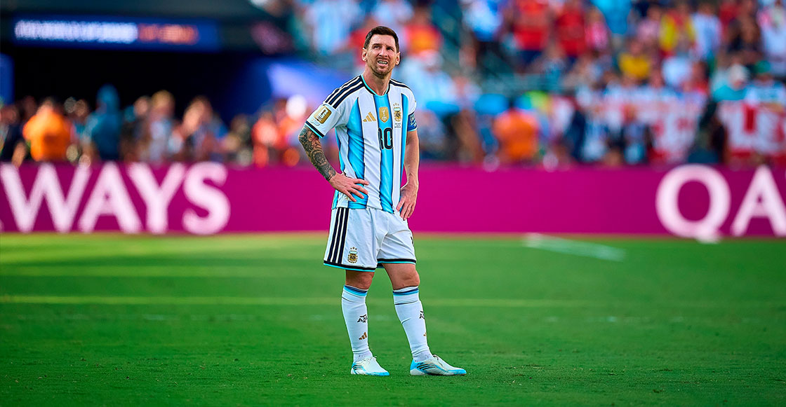 Messi en la final contra España