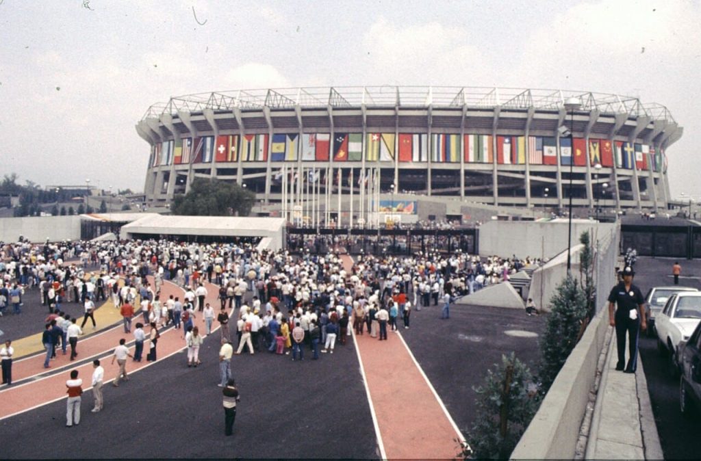 La clausura del Mundial México 1986