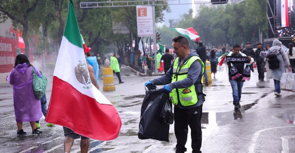 Más de un millón de personas y saldo blanco en las calles de CDMX en el partido México vs. Inglaterra