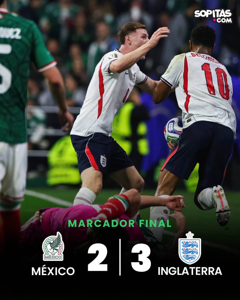 México vs Inglaterra Mundial 2026