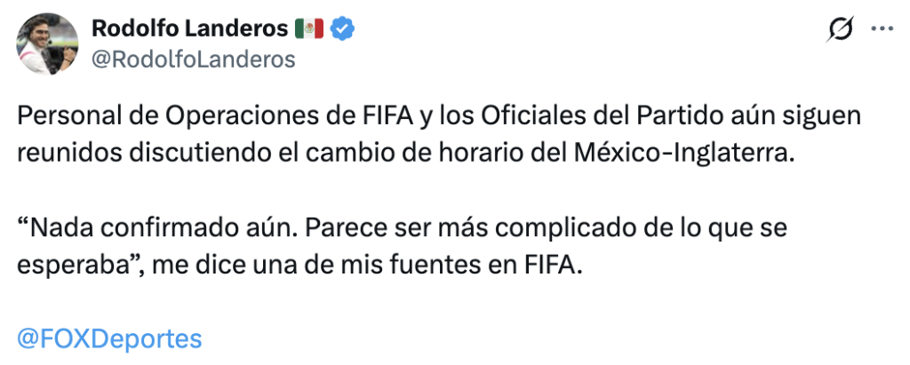 México vs Inglaterra
