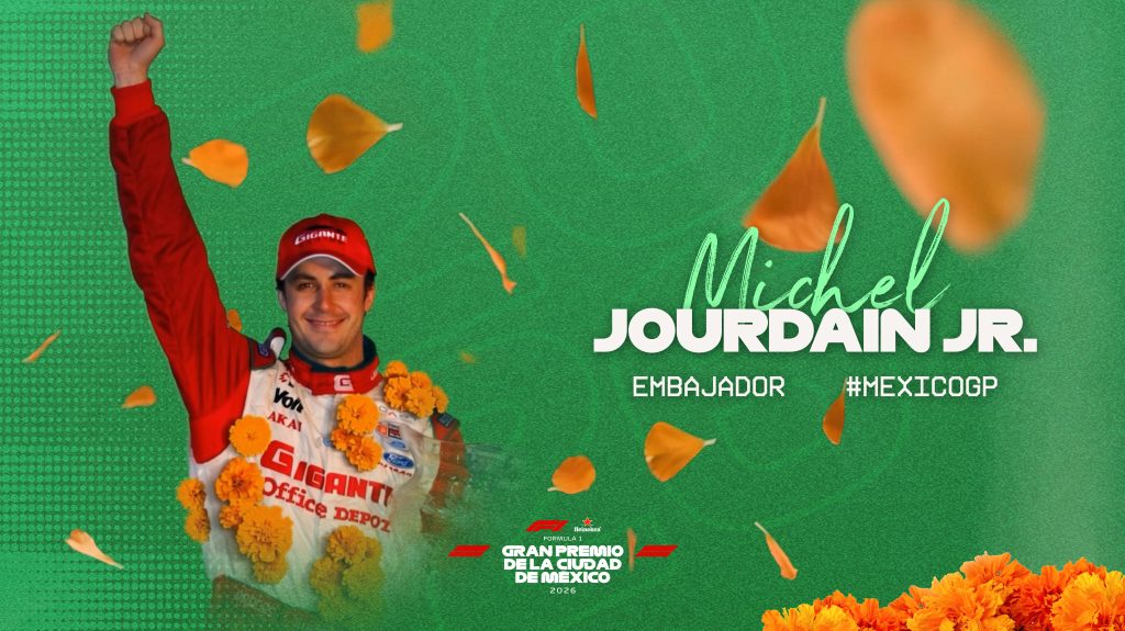 Michel Jourdain es el nuevo embajador del Gran Premio de México