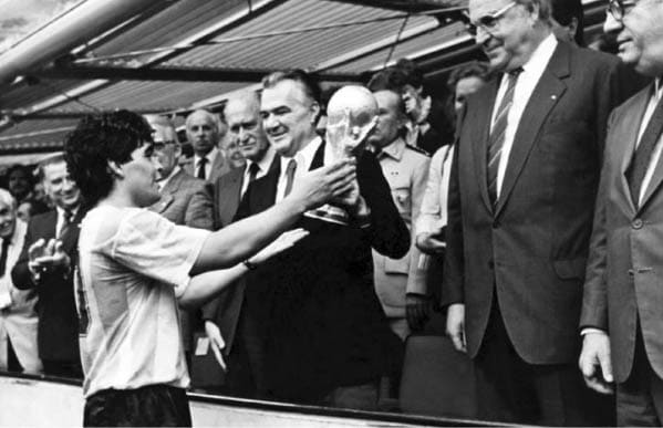 La clausura del Mundial de México 1986