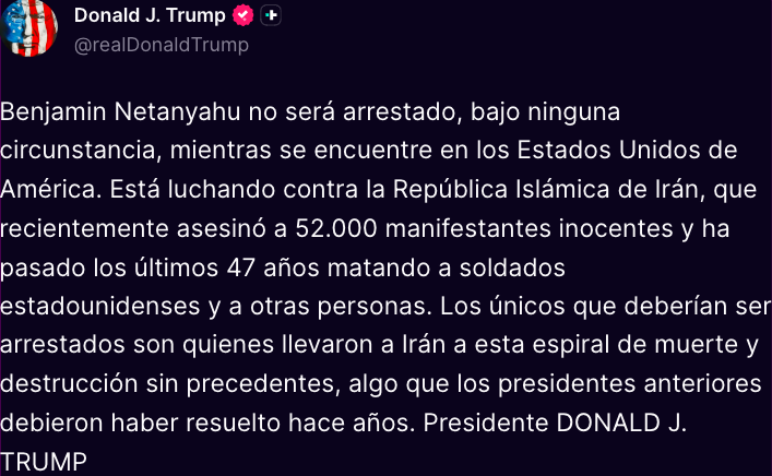 ¿Netanyahu será detenido en Estados Unidos? Trump y Mamdani debaten