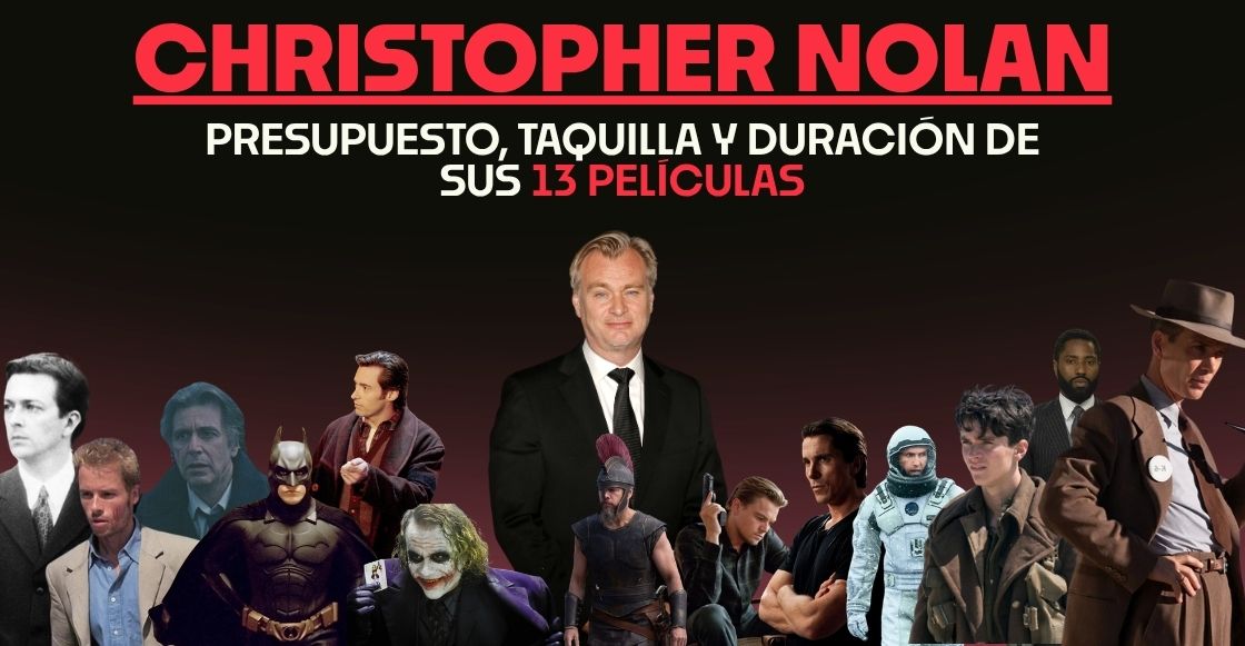 Películas de Christopher Nolan en números: Presupuesto, taquilla, duración y dónde verlas