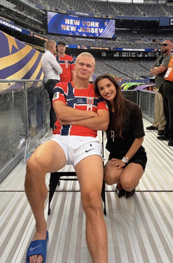 La novia de Haaland