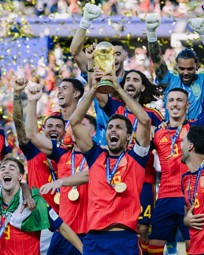 Rodri, campeón del mundo con España