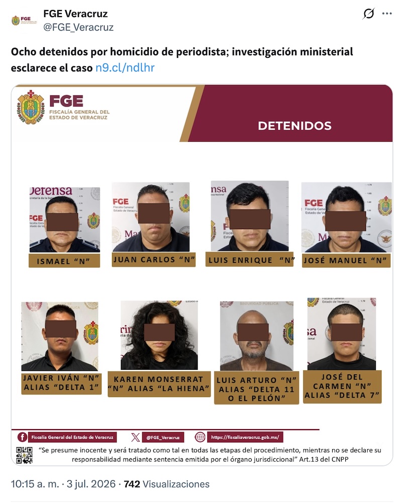 Fiscalía de Veracruz confirma hallazgo del cuerpo de la periodista Roxana Guzmán
