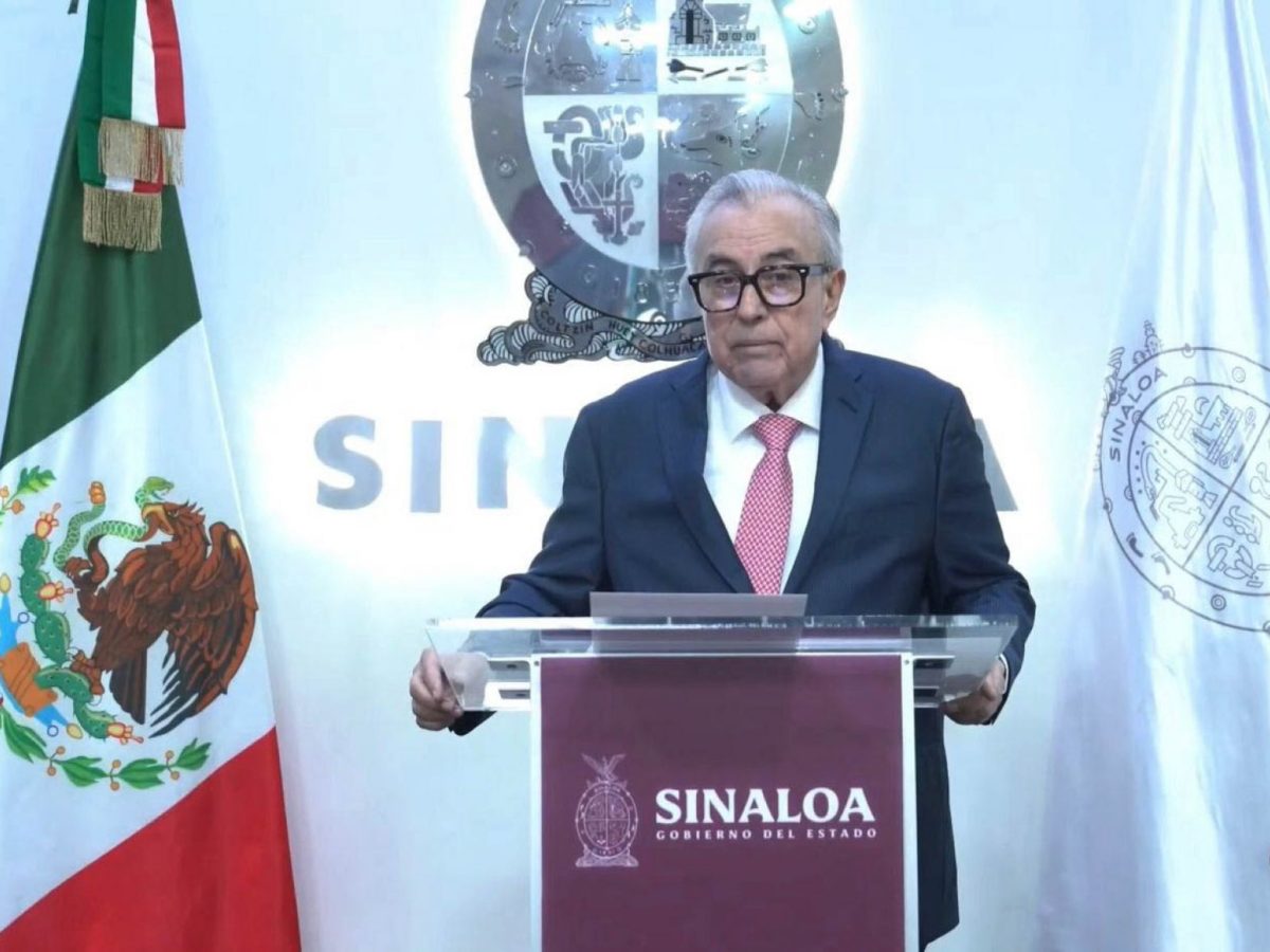 Rubén Rocha Moya pide licencia tras acusaciones de EE.UU.