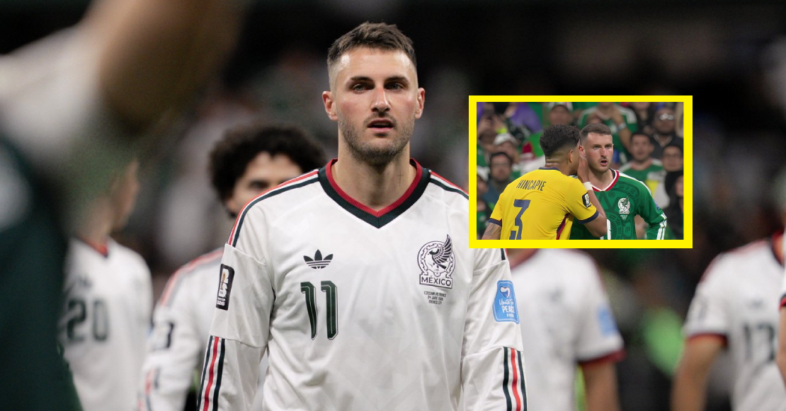 Santi Giménez se niega a contar lo que Piero Hincapié le dijo en México vs Ecuador