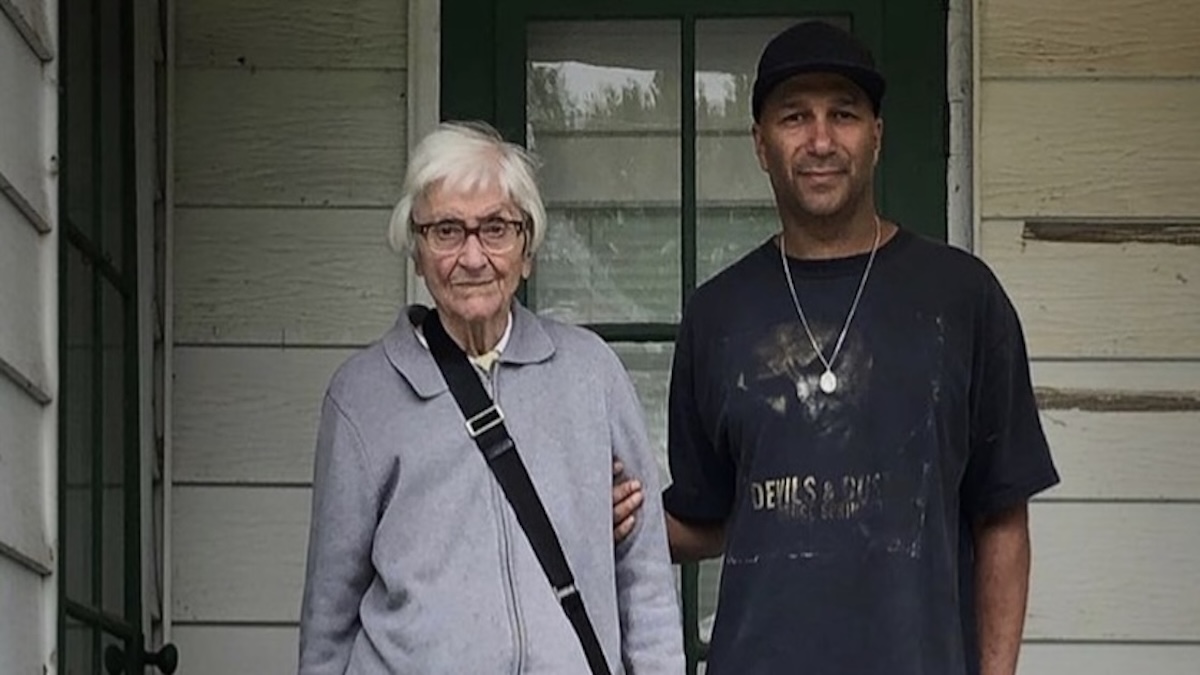 Tom Morello y su madre, Mary Morello