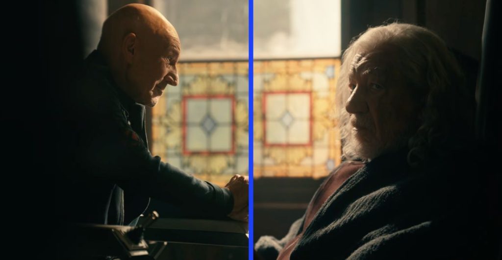Patrick Stewart e Ian McKellen en Avengers: Doomsday