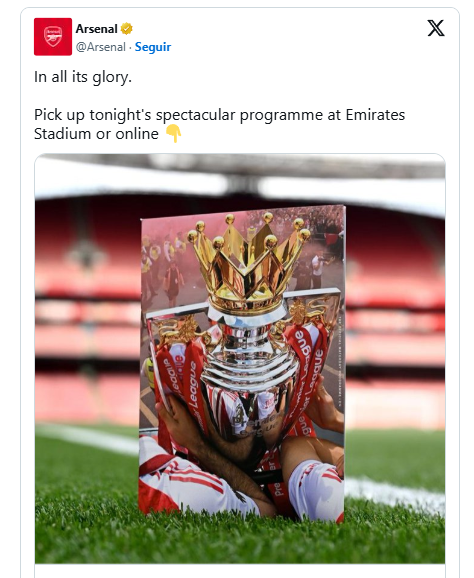 Arsenal campeón Premier League