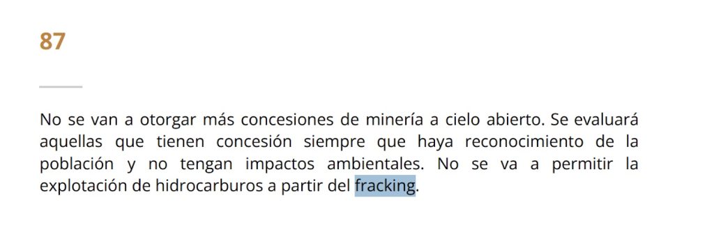 Seleccionar 3 veces que Sheinbaum prometió no usar fracking
3 veces que Sheinbaum prometió no usar fracking