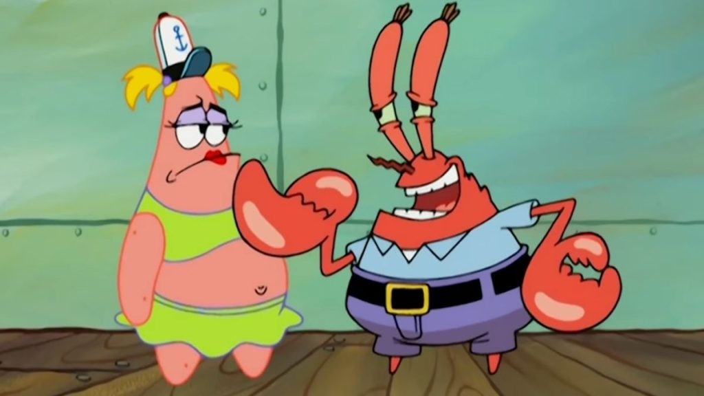 Imagen de un episodio de Bob Esponja