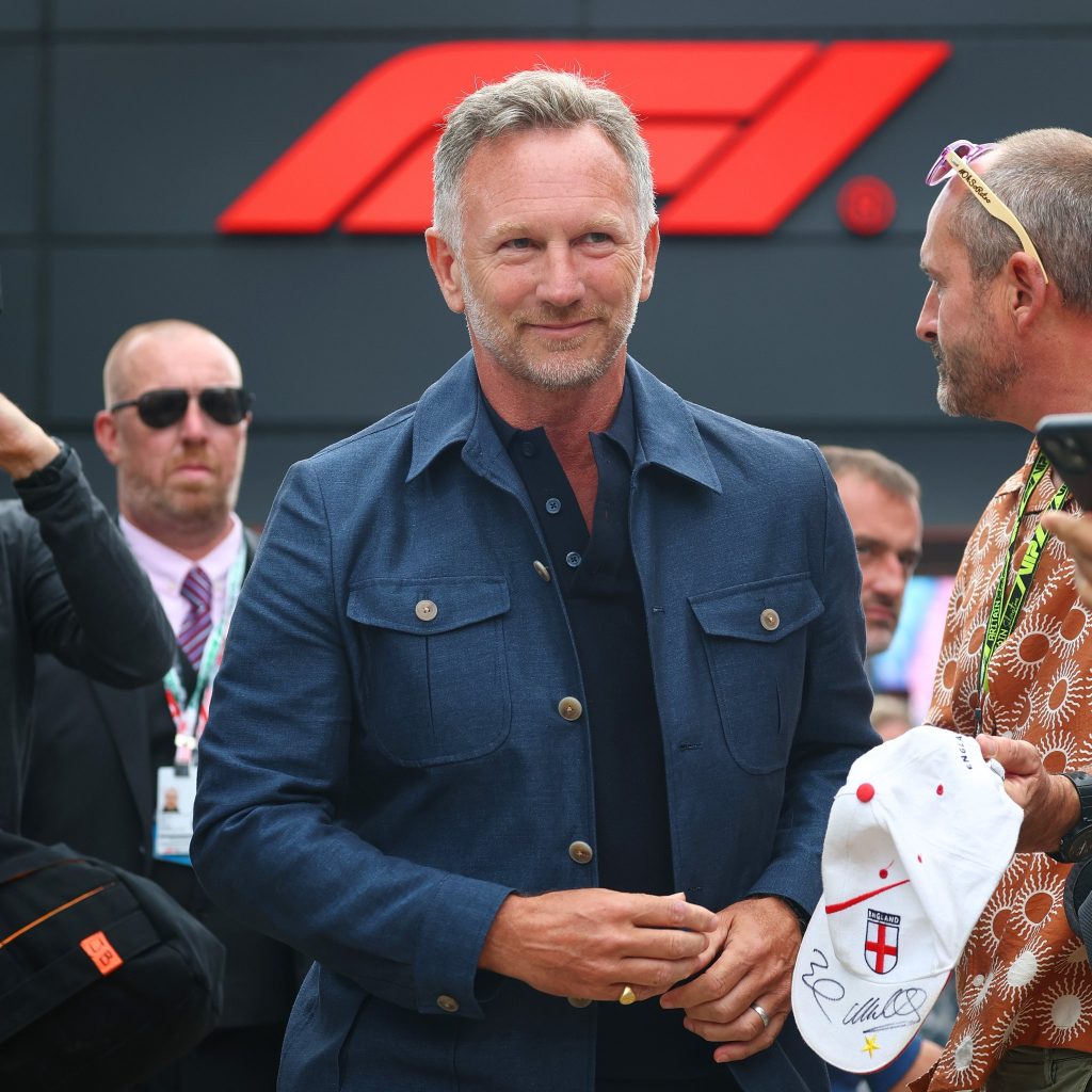 Christian Horner en Silverstone