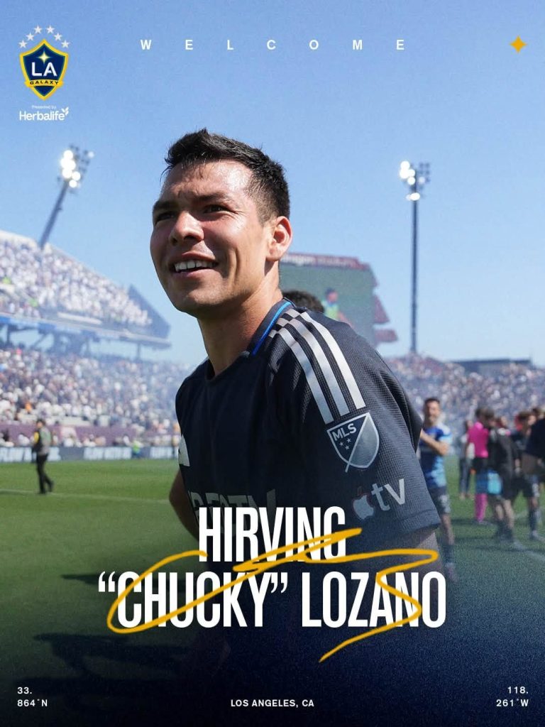 Cuándo sería el debut de Chucky Lozano con LA Galaxy