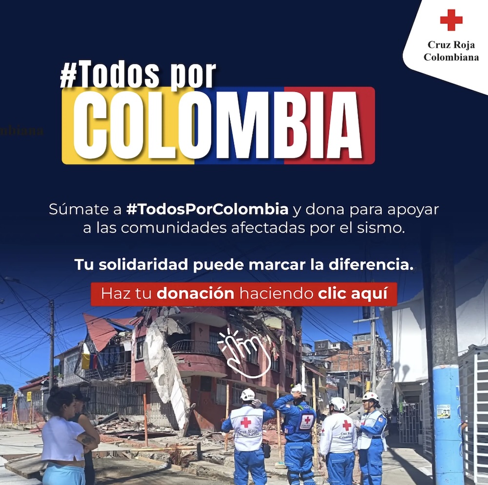 Dónde y cómo ayudar desde México a Colombia tras el sismo de 7.4