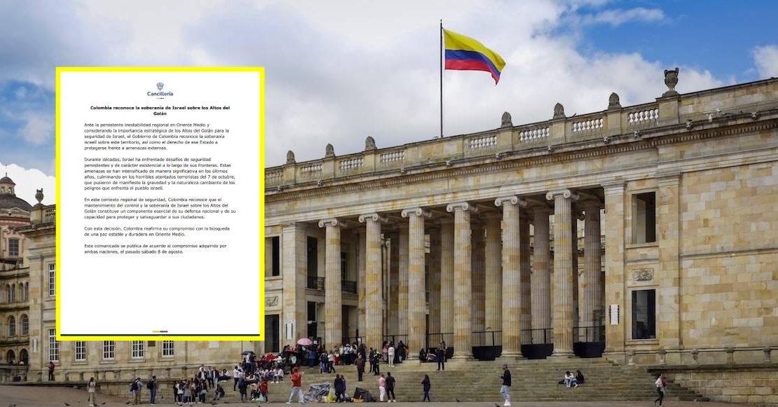 En medio de la tragedia del sismo: Colombia reconoce soberanía de Israel sobre los Altos del Golán