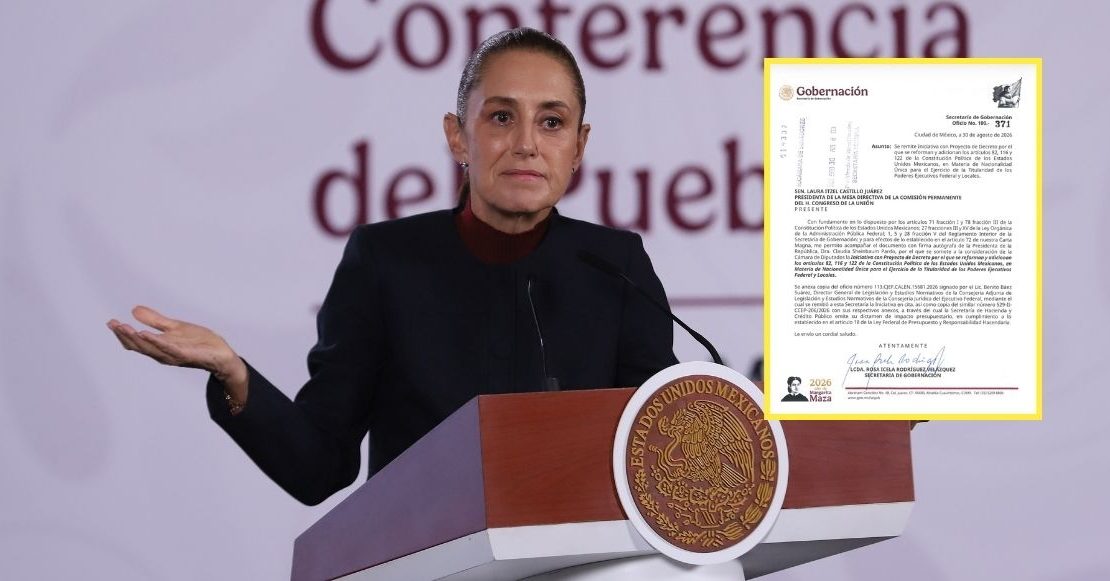 La reforma de Sheinbaum contra la doble nacionalidad ya llegó al Congreso