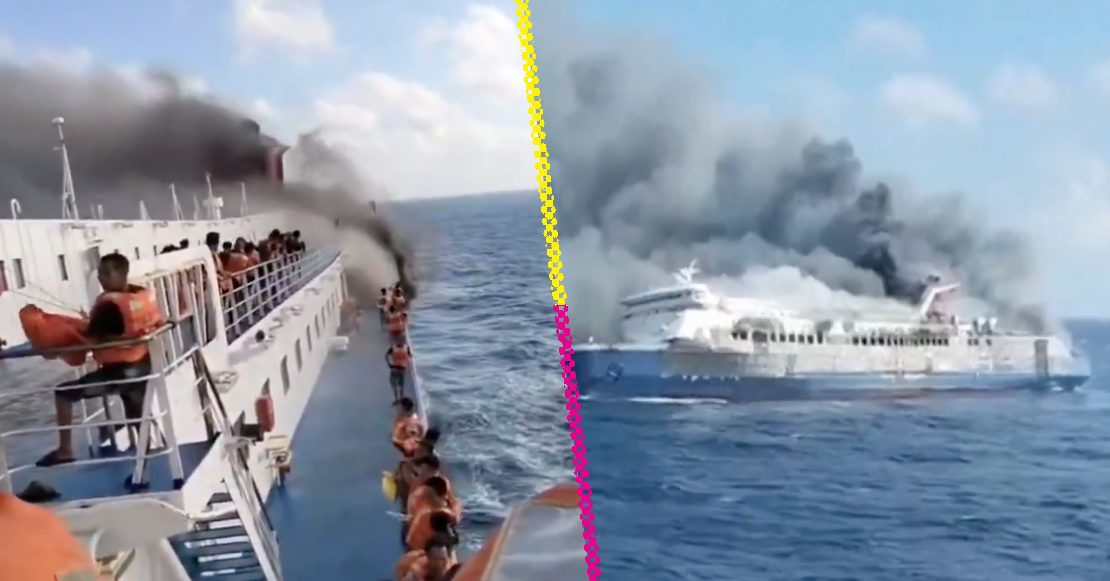 Ferry se incendia en Indonesia y continúa la búsqueda de personas desaparecidas