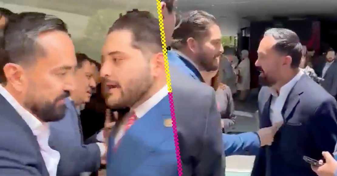¡Ay, no! Diputados Arturo Ávila y Carlos Gutiérrez protagonizan pleito en el Senado