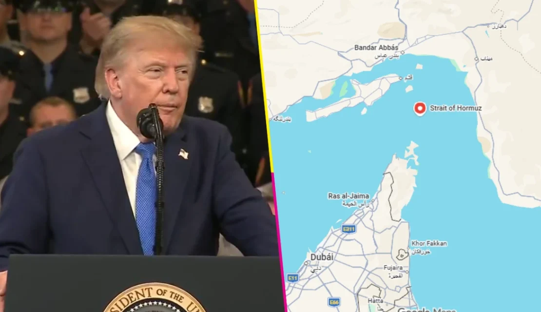 Trump anuncia que declarará el estrecho de Ormuz como territorio estadounidense