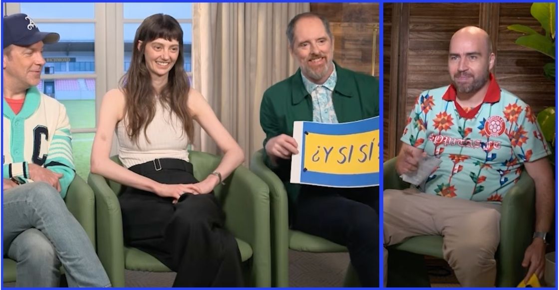 ¿Y si... entrevistamos a Jason Sudeikis y el elenco de 'Ted Lasso'?
