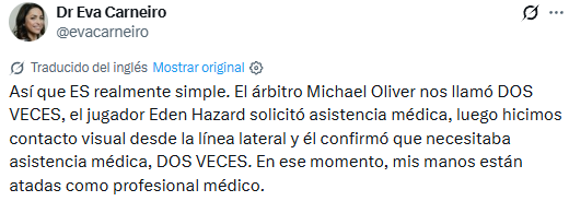 Qué fue de Eva Carneiro, exmédica del Chelsea que enfrentó a Mourinho