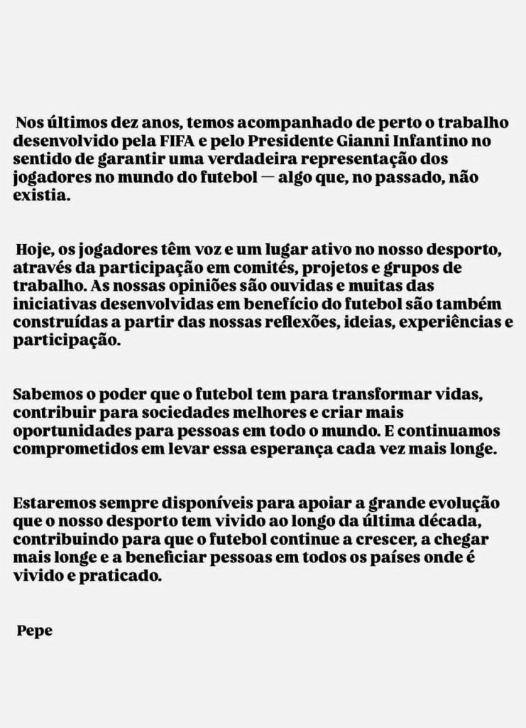 Exjugadores como Cafú, Roberto Carlos y Borgetti respaldan a Infantino