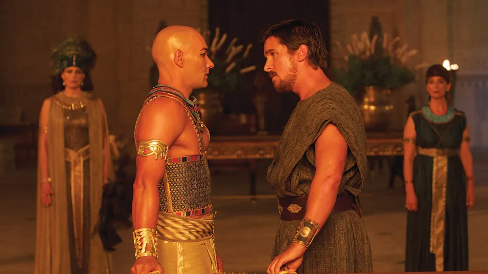 Joel Edgerton y Christian Bale en 'Exodus: Gods and Kings'