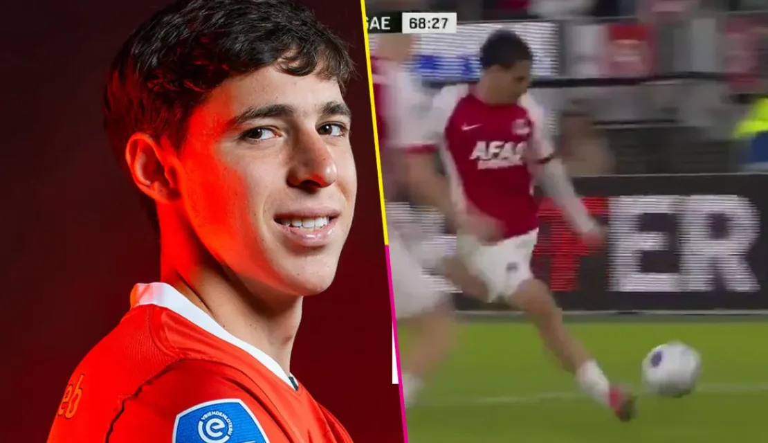 ¡Pónganle correa! Así fue el golazo de Mateo Chávez en la victoria del AZ Alkmaar