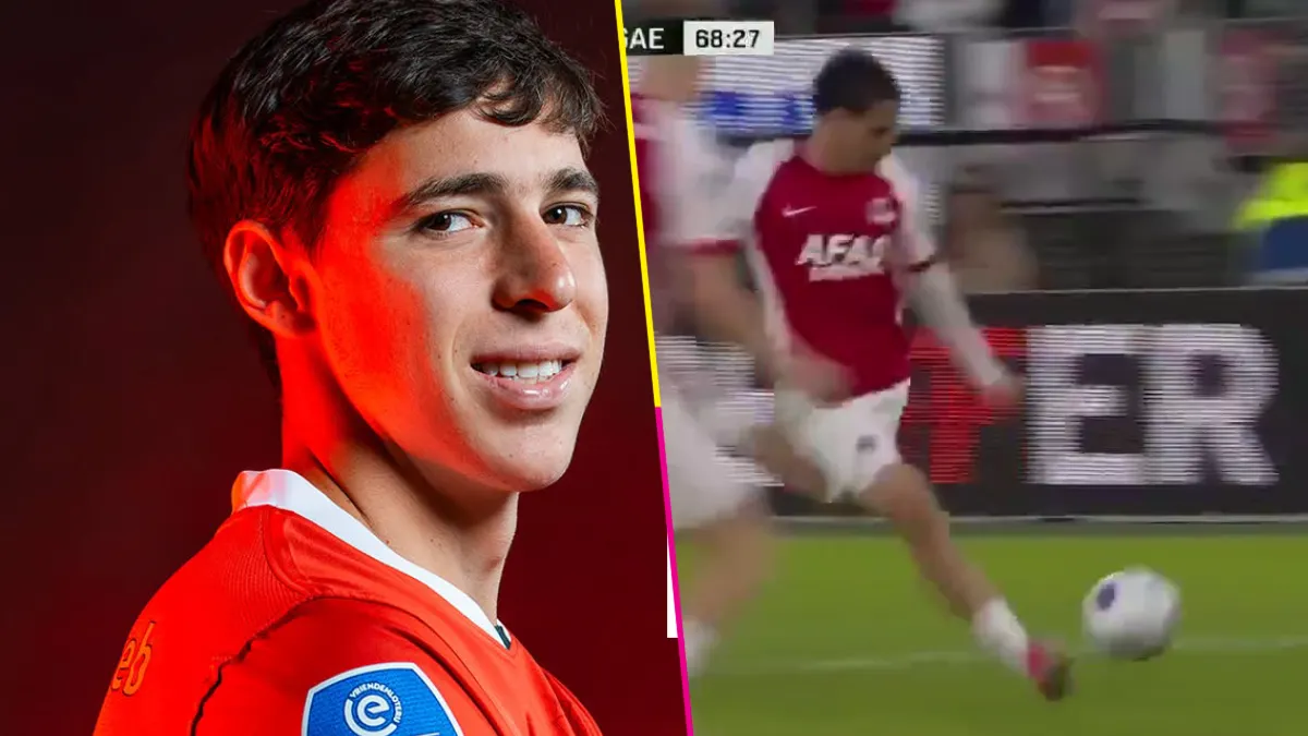 Así fue el golazo de Mateo Chávez en la victoria del AZ Alkmaar