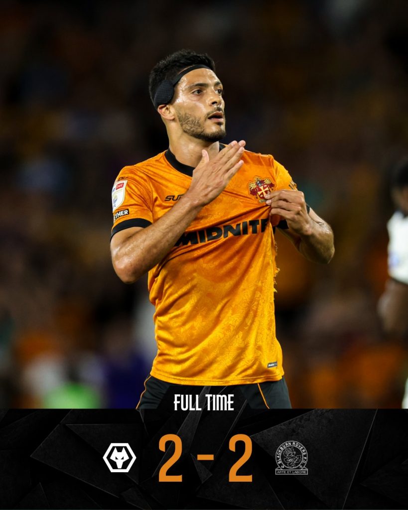 Raúl Jiménez rescata a los Wolves con su primer gol de la temporada