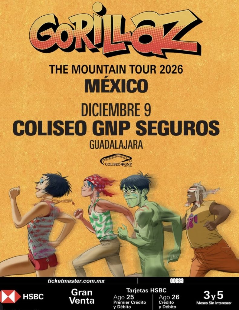 Gorillaz en Guadalajara