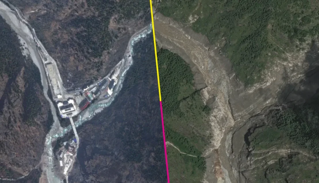 Las imágenes impactantes de Nepal antes y después de la avalancha que dejó al menos 903 muertos