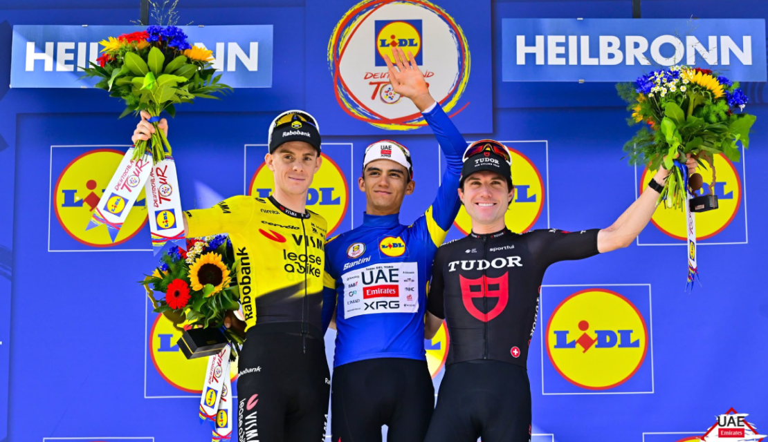 Isaac del Toro conquista la Vuelta a Alemania: Edgar Cadena termina dentro del top ten