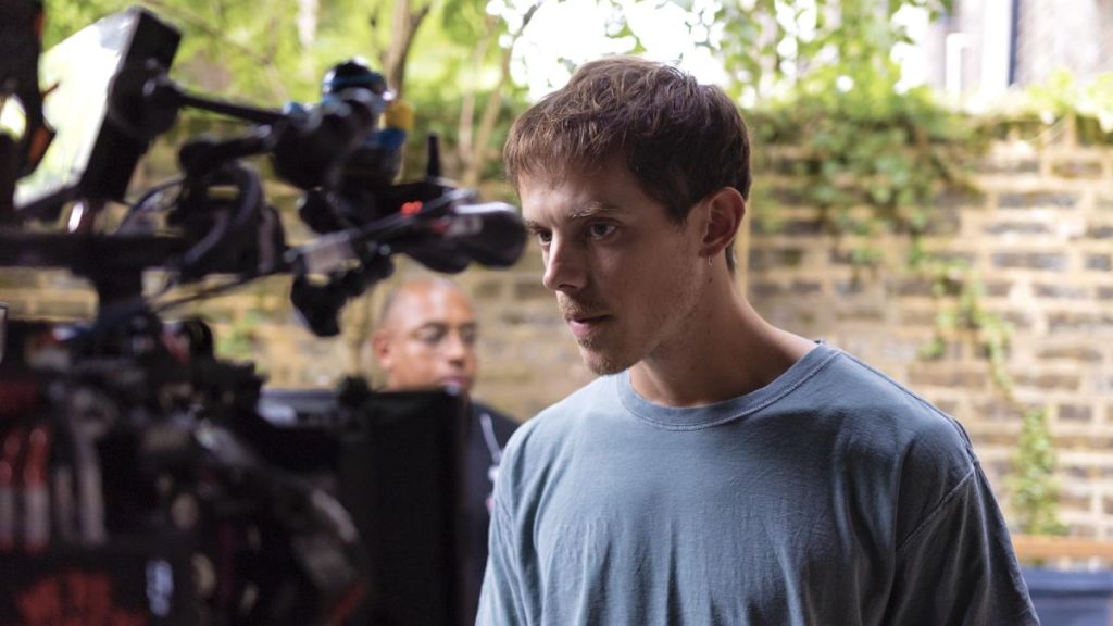 Jack Barton en una filmación
