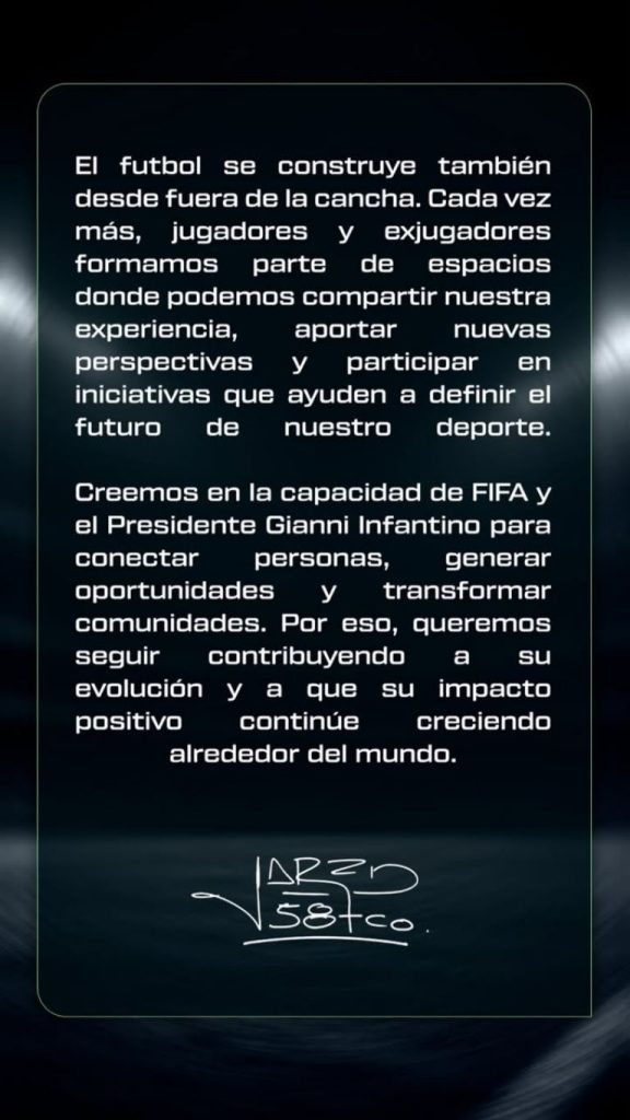 Exjugadores como Cafú, Roberto Carlos y Borgetti respaldan a Infantino