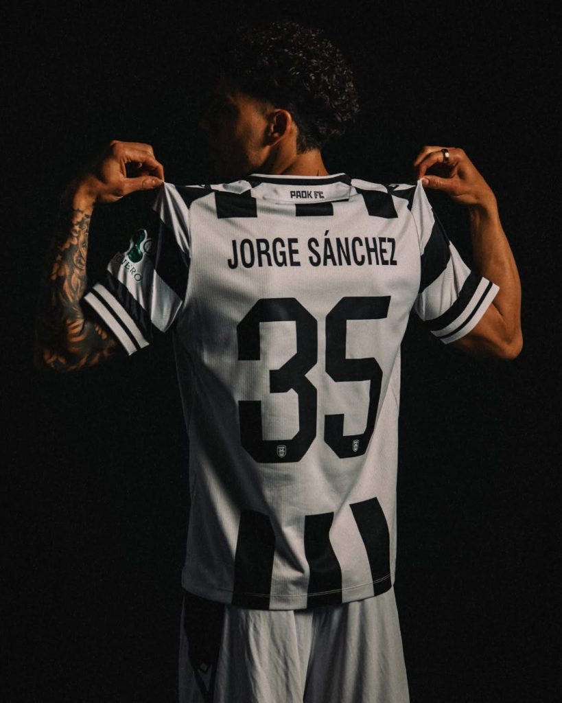 Jorge Sanchez con el PAOK