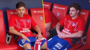 Julián Álvarez abucheado en el Atlético