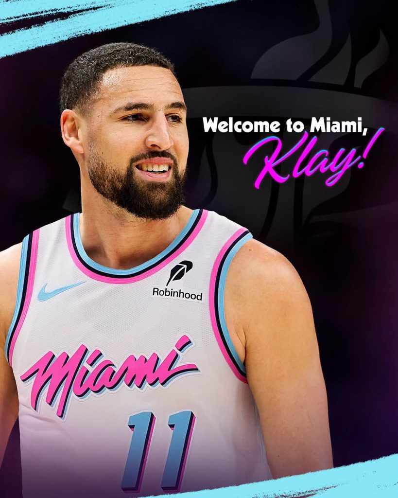 Klay Thompson, nuevo jugador de Miami Heat