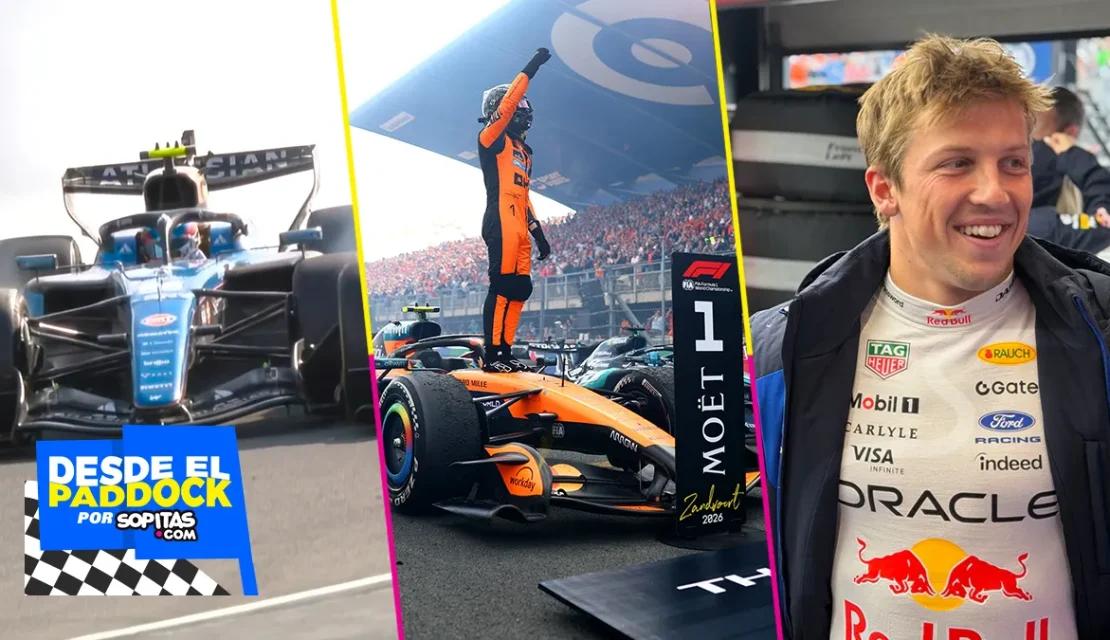 Triunfo de Lando Norris, choque entre los Williams y puntos para Lawson en el GP de Países Bajos