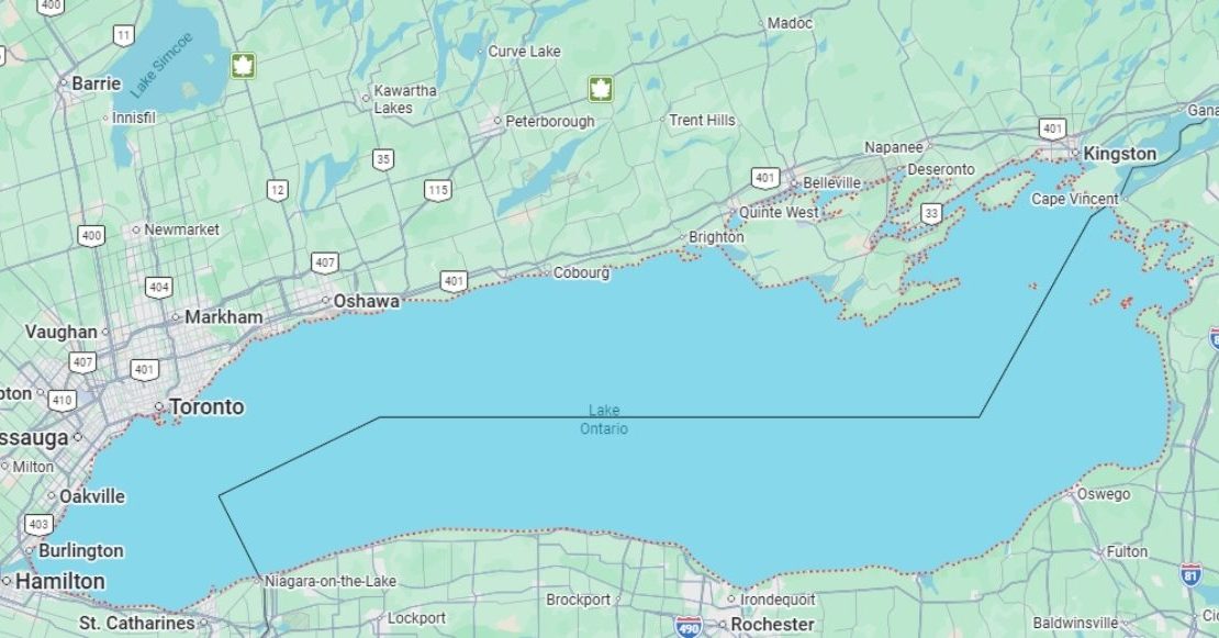 Google Maps cambia ‘Lago Ontario’ por ‘Lago América’ en EU tras orden de Trump
