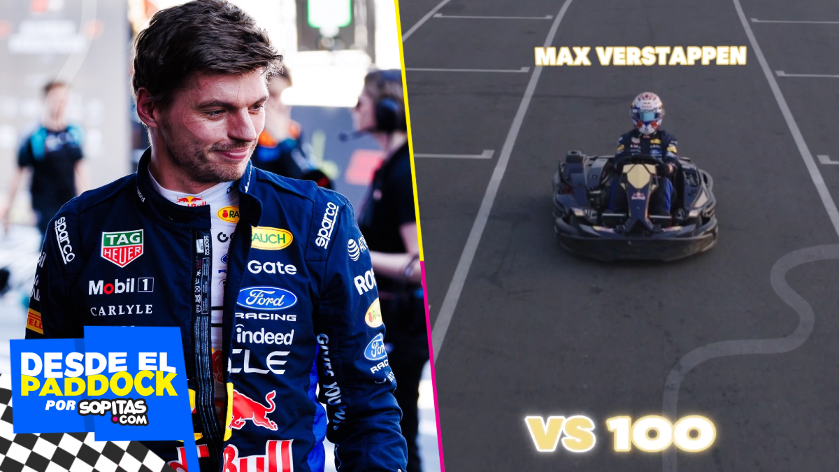 Max Verstappen vs 100 karts: ¿Dónde y cuándo ver?