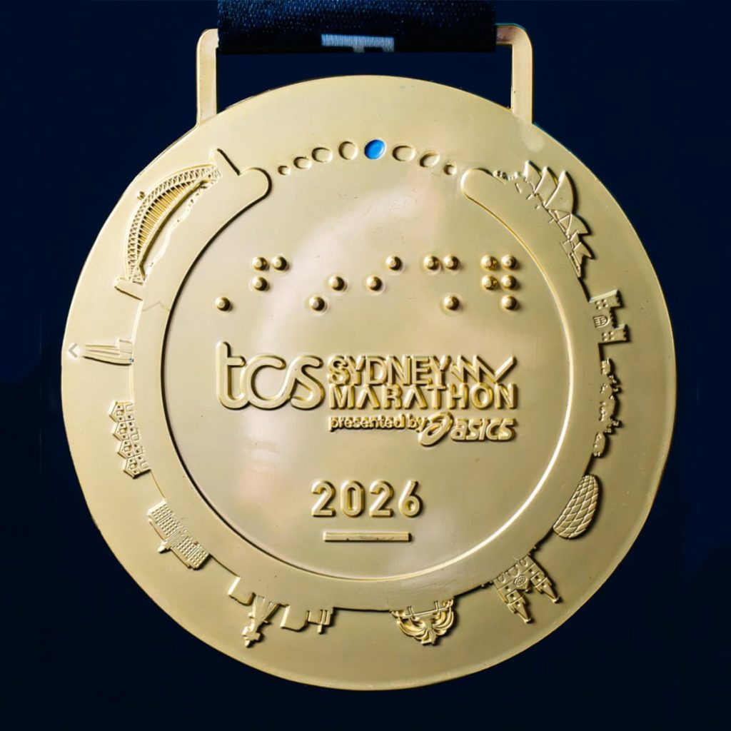 Medalla del maraton de Sidney