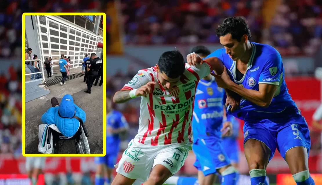 “Que se baje y camine”: Acusan a Necaxa de negar acceso a aficionado de Cruz Azul en silla de ruedas