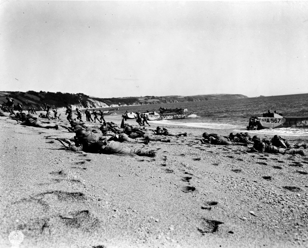 Imagen de la Operación Tiger en Slapton Sands